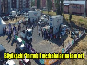 Büyükşehir'in mobil mezbahalarına tam not