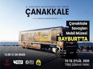 Çanakkale Savaşları Mobil Müzesi Bayburt'ta