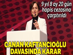 Canan Kaftancıoğlu davasında karar