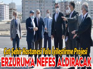 Çat-Şehir Hastanesi Yolu İyileştirme Projesi Erzuruma nefes aldıracak