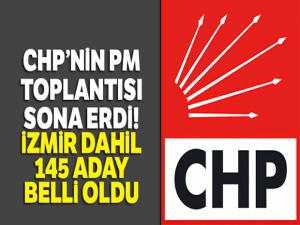 CHP'nin PM toplantısı sona erdi! Adaylar belli oldu
