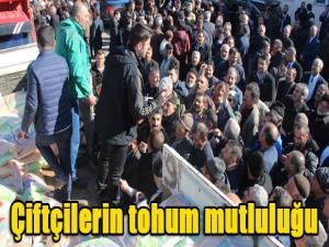 Çiftçilerin tohum mutluluğu