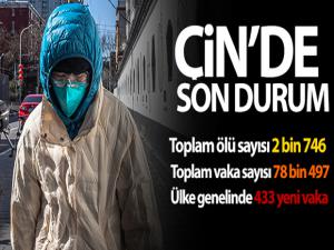 Çin'de korona virüsü nedeniyle ölenlerin sayısı 2 bin 746'ya çıktı