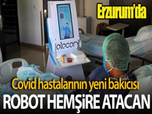 Covid hastalarının yeni bakıcısı robot hemşire Atacan'