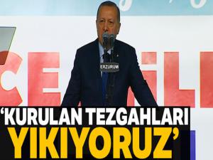 Cumhurbaşkanı Erdoğan: '1 Nisan'da yıkım senaryoları kuranlara esaslı bir ders vereceğiz'