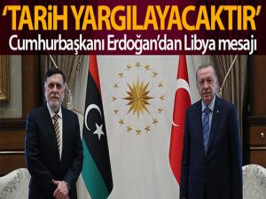 Cumhurbaşkanı Erdoğan'dan kritik Libya mesajı