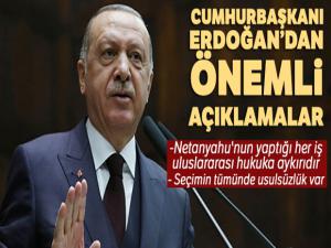 Cumhurbaşkanı Erdoğan'dan önemli açıklamalar...