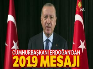 Cumhurbaşkanı Erdoğan'dan 'yeni yıl' mesajı