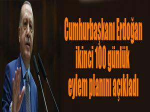 Cumhurbaşkanı Erdoğan ikinci 100 günlük eylem planını açıkladı