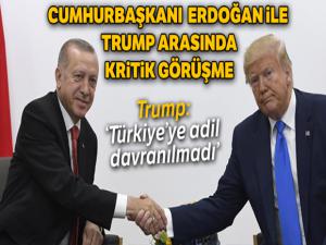 Cumhurbaşkanı Erdoğan ile Trump arasında kritik görüşme