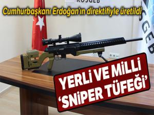 Cumhurbaşkanı Erdoğan'ın direktifleriyle 'sniper tüfeği' üretildi: yüzde 100 yerli ve milli
