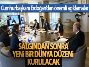 Cumhurbaşkanı Erdoğan: 'Salgın sonrası dönem için hazırlık yapmalıyız'