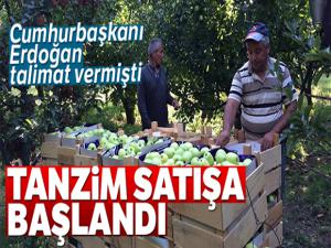 Cumhurbaşkanı Erdoğan talimat verdi, Isparta elması tanzimi başladı