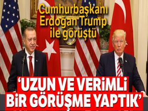 Cumhurbaşkanı Erdoğan Trump ile telefonda görüştü