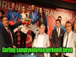 Curling şampiyonlarına görkemli tören