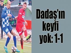 Dadaşın keyfi yok:1-1