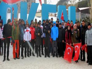 Dağcılar, Sarıkamış Harekâtının 104. yılında Palandöken'e tırmanacak