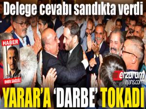 Delege cevabı sandıkta verdi