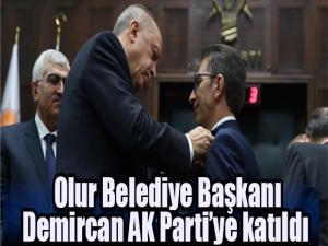 Demircan AK Partiye katıldı