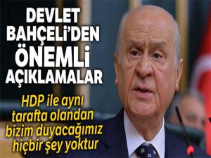 Devlet Bahçeli'den önemli açıklamalar