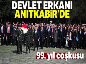 Devlet Erkanı, Anıtkabir'i ziyaret etti