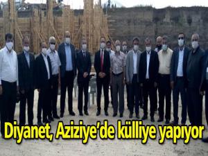  Diyanet Aziziye'de  büyük bir külliye yapıyor