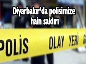 Diyarbakır'da polisimize hain saldırı