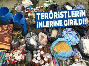 Diyarbakır'da teröristlerin inleri imha edildi!
