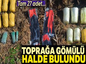 Diyarbakır'da toprağa gömülü 27 adet EYP bulundu