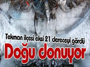 Doğu Anadolu donuyor