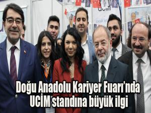 Doğu Anadolu Kariyer Fuarında UCİM standına büyük ilgi