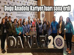 Doğu Anadolu Kariyer fuarı sona erdi