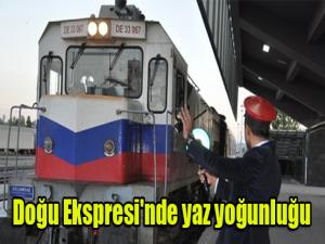 Doğu Ekspresi'nde yaz yoğunluğu