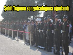 Doğubayazıtta şehit düşen teğmen, Erzurumdan törenle uğurlandı