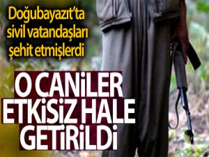 Doğubayazıt'taki roketli saldırıda vatandaşları şehit eden teröristler etkisiz hale getirildi