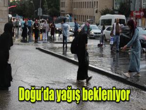 Doğuda sağanak yağış bekleniyor