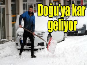 Doğuya kar geliyor