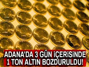 'Döviz kurlarına yönelik saldırıdan sonra Adana 1 ton altın bozdurarak Türkiye'ye sahip çıktı'