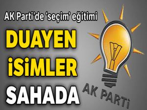 Duayen isimler sahada