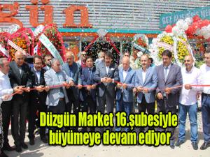 Düzgün Marketler 16. Şubesinin açılışını yaptı