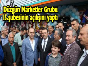 Düzgün Marketler Grubu 15. şubesinin açılışı yapıldı