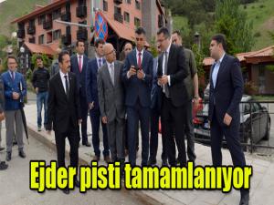 Ejder pisti tamamlanıyor