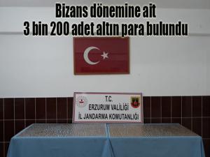 El çantasında Bizans dönemine ait 3 bin 200 adet altın parayla yakalandı