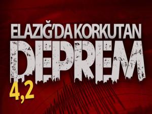 Elazığ'da 4,2 büyüklüğünde deprem!