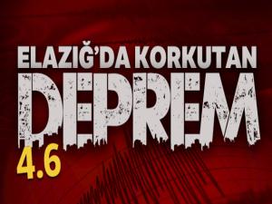 Elazığ'da 4.6 büyüklüğünde deprem oldu!