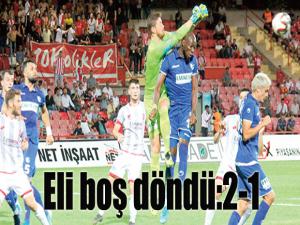 Eli boş döndü:2-1