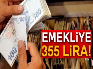 Emekliye 355 TL