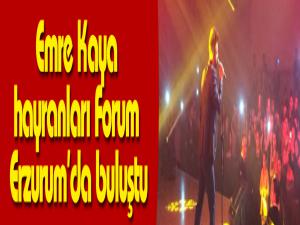 Emre Kaya hayranları Forum Erzurumda buluştu