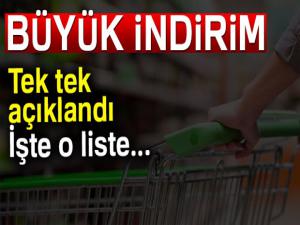 Enflasyonla mücadelede büyük indirim!