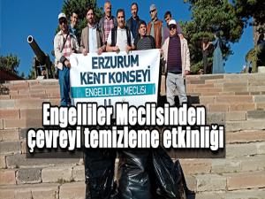 Engelliler Meclisinden çevreyi temizleme etkinliği
